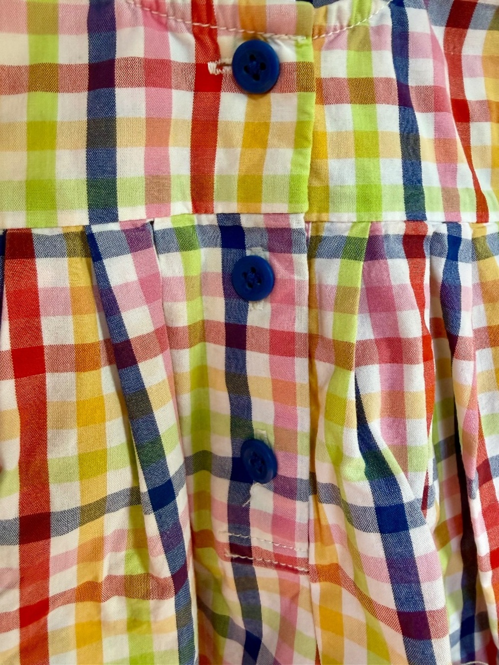 Hanna Andersson Multicolor Plaid Baby Dress & Bloomer Set - Size 6 - 12M - Picture 4 of 7